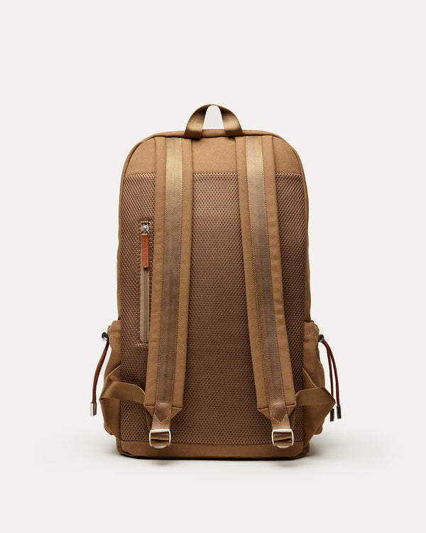 Backpack LUCIEN, sienne , organic cotton on sale