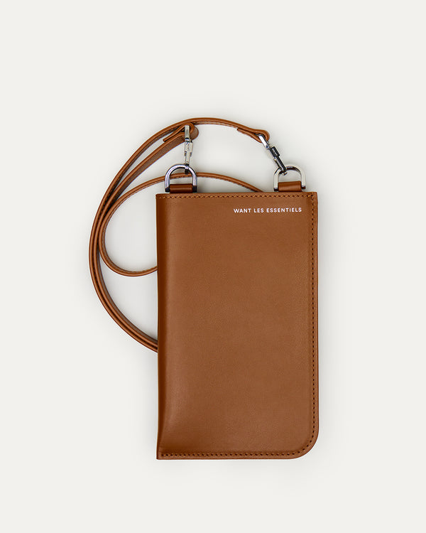 Arch Smooth Leather Phone Bag WANT Les Essentiels, 47% OFF