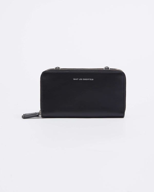 WANT Les Essentials Leather Wallet outlet Black