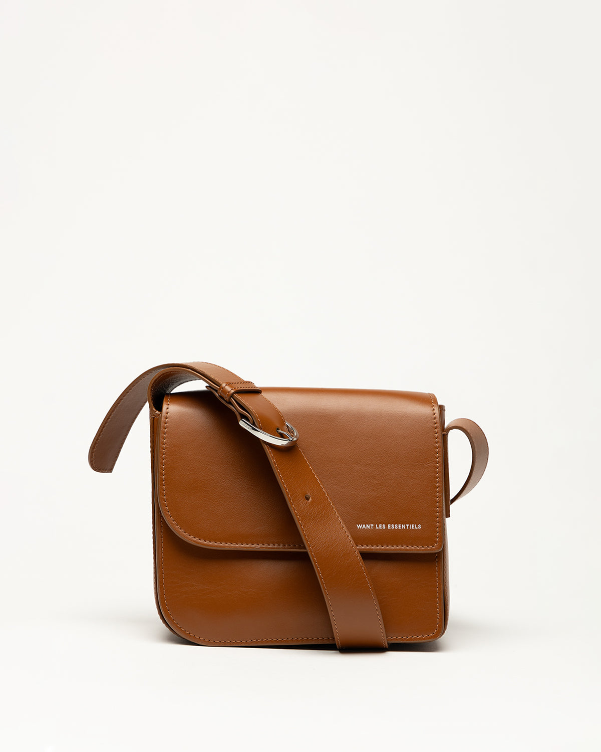 Arch Smooth Leather Crossbody Bag