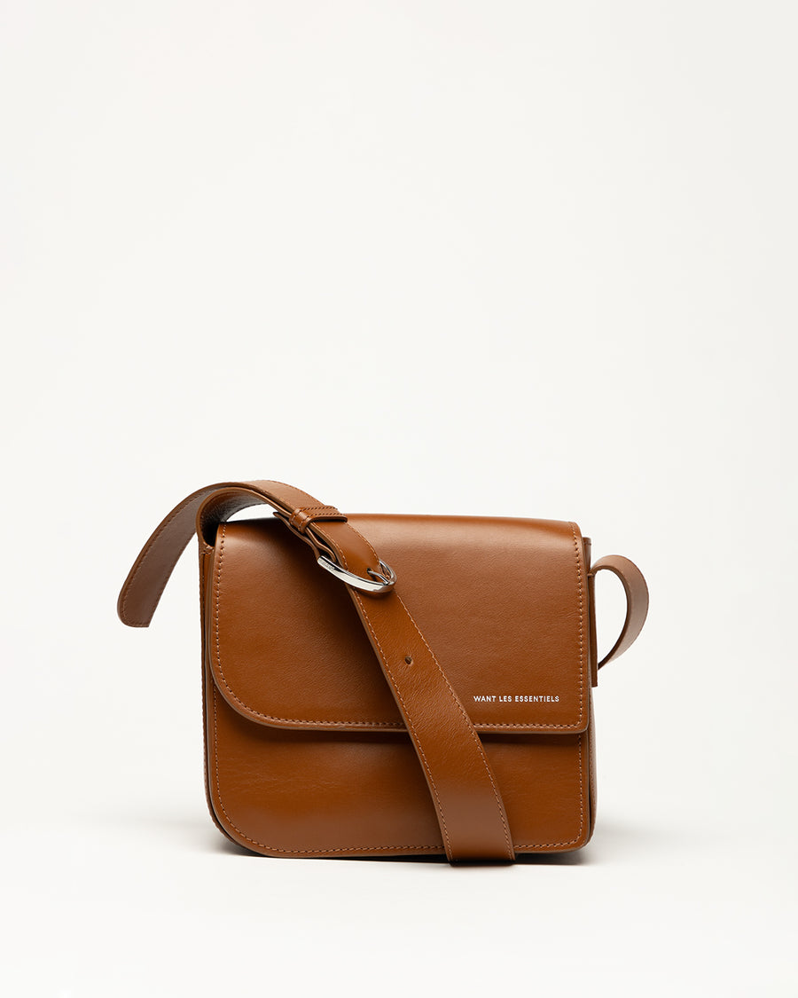 Arch Smooth Leather Crossbody Bag