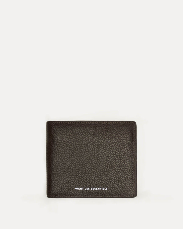 Benin Pebble-Grained Leather Bi-fold Wallet