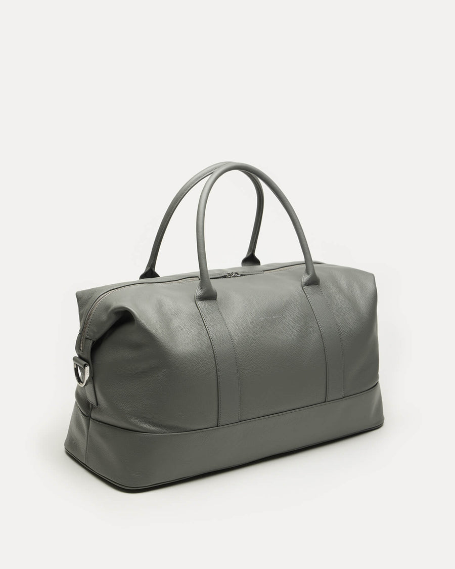 Kelowna Pebble-Grained Leather Weekender Bag