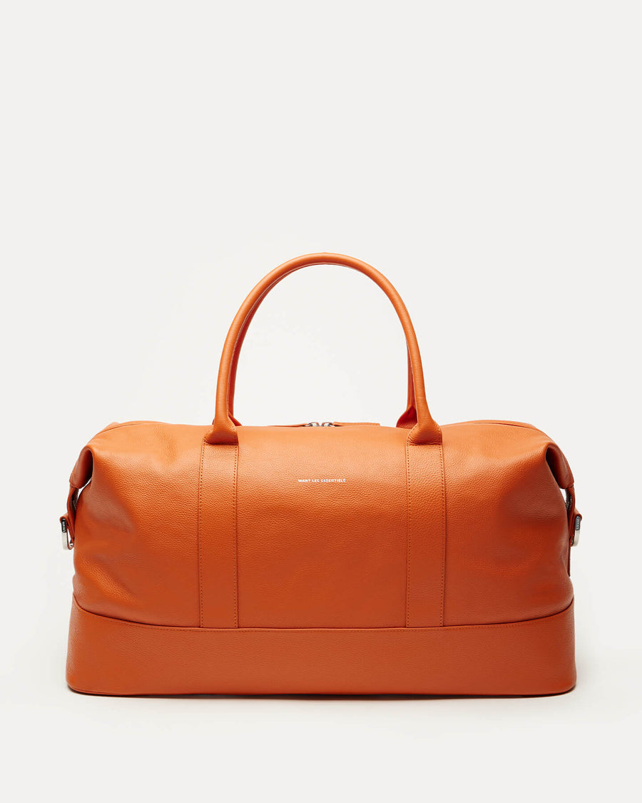 Kelowna Pebble-Grained Leather Weekender Bag