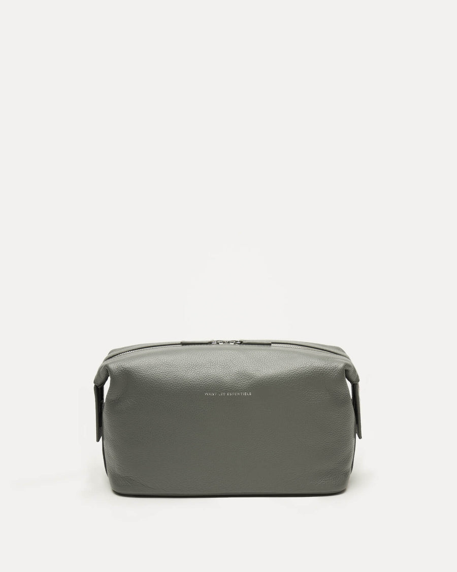 Kenyatta Pebble Grained Leather Toiletry Bag