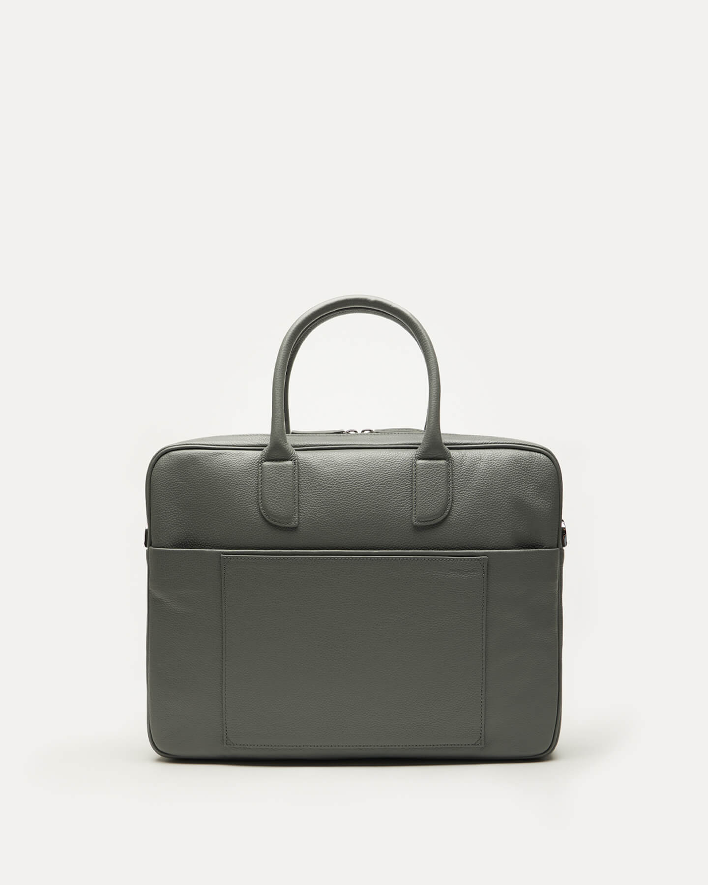 Lesage Pebble-Grained Leather Computer Bag