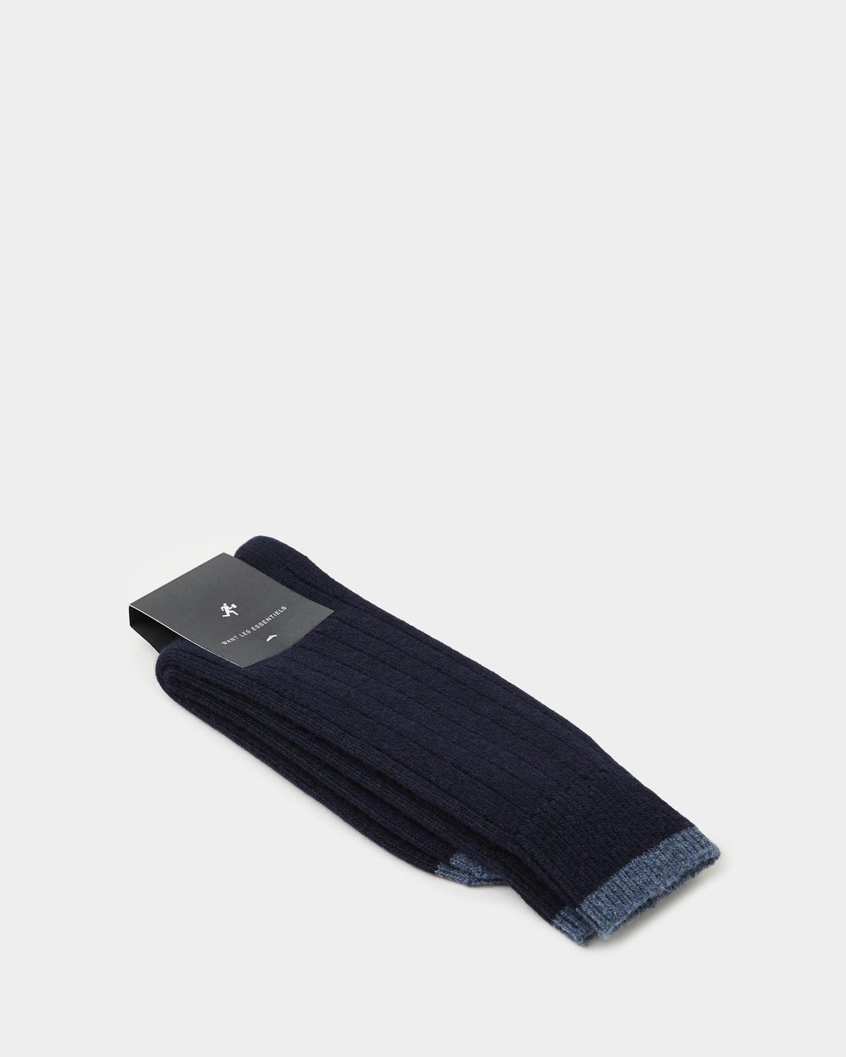 Glenn Wide Rib Long Socks